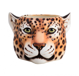 LEOPARD FLOWER POT (Ø15CM) ITALIAN CERAMIC