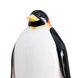 Emperor penguin (80CM) ITALIAN CERAMIC SCULPTURE